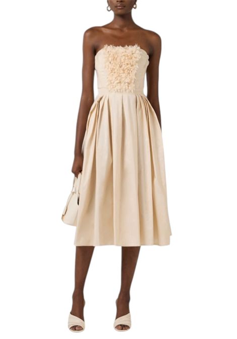 Abito con ricami floreali 3D ELISABETTA FRANCHI | Abiti | AB94262E2045